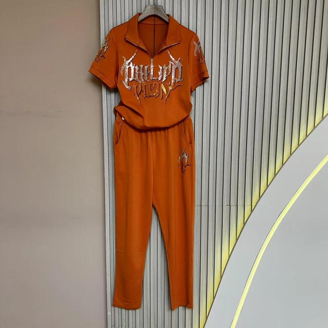 新品女装显瘦百搭韩版时尚休闲运动套装609