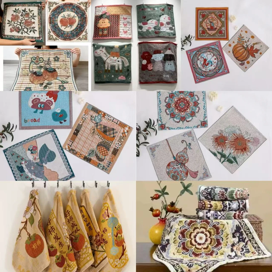 （3条装）不选色-顶奢棉麻纱布方巾35*35cm