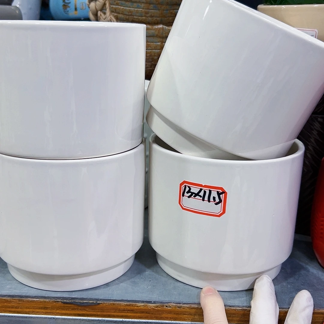 尾单陶瓷花盆凑单10米包邮