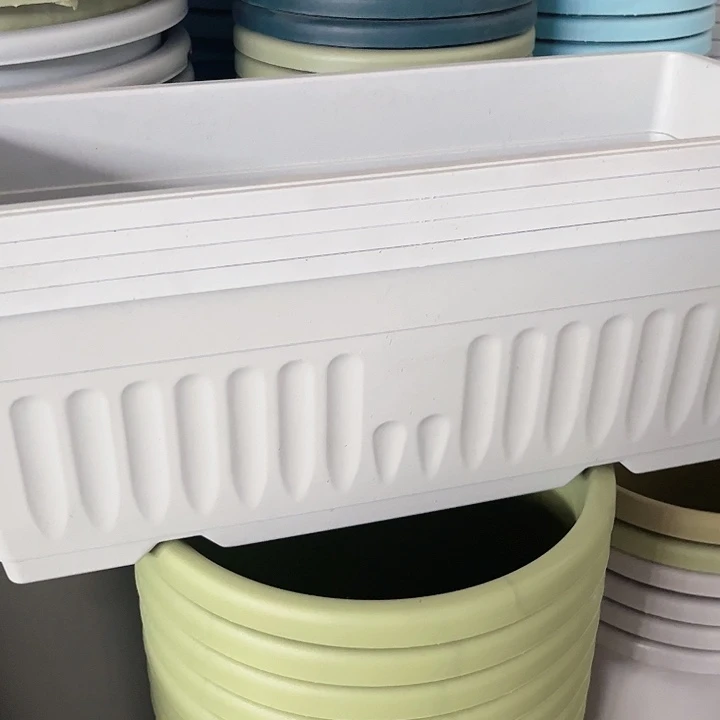 瑕疵双拼菜盆4个灰白色加托