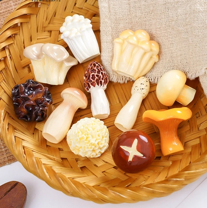 【对对碰】（上新啦）树脂仿真小蘑菇 DIY摆件