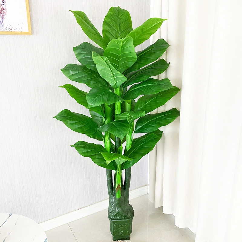 仿真植物盆景大型落地盆栽万年青室内装饰仿真树仿真花塑料花假树