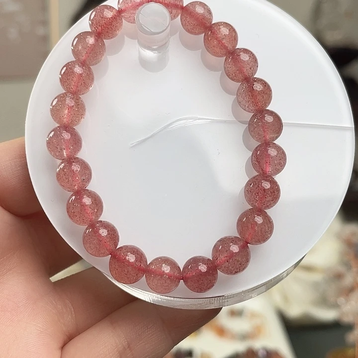 手链水晶未镶嵌草莓晶10