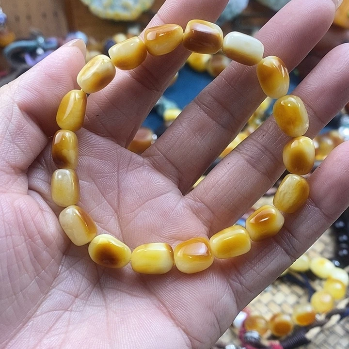 蜜蜡未镶嵌手串手串