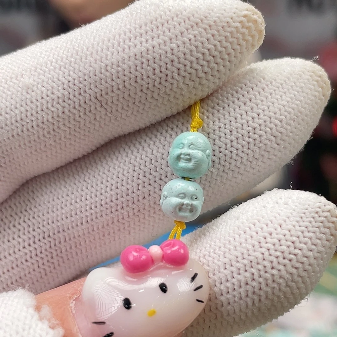 绿松石未镶嵌挂件