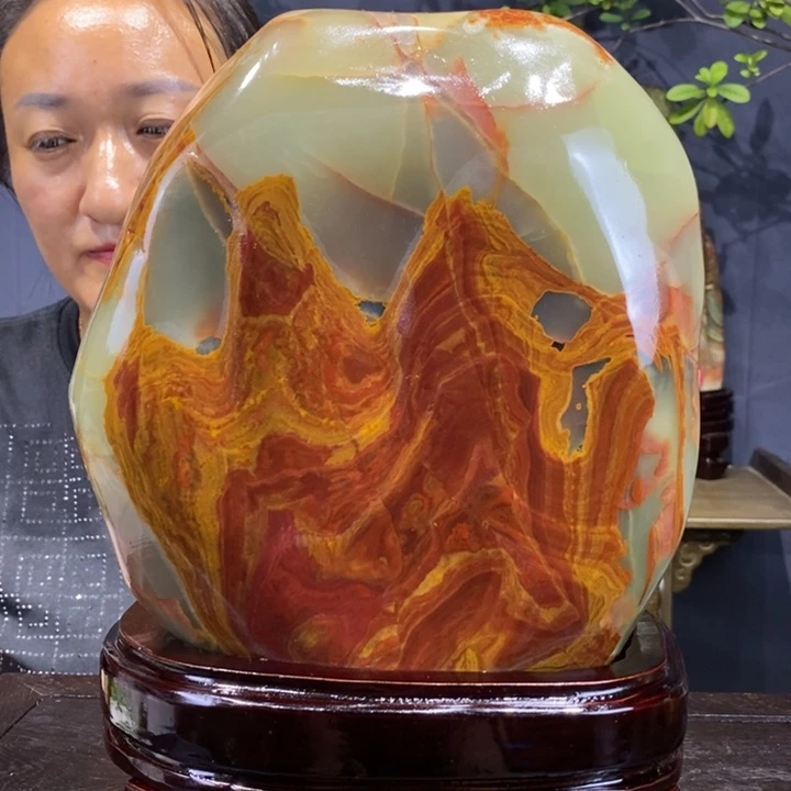 石材精品古青石摆件