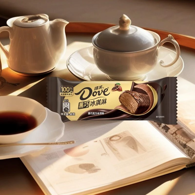 德芙黑巧克力冰淇淋46g雪糕同城配
