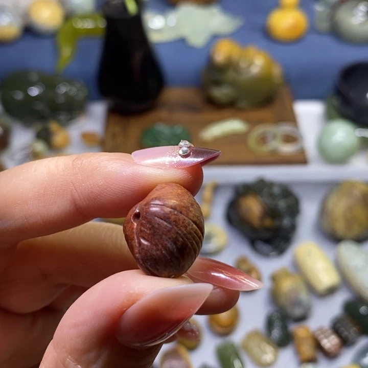 岫岩河磨玉（透闪石质玉）未镶嵌挂件