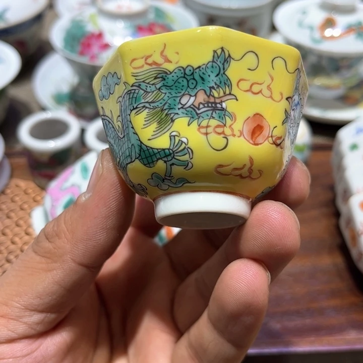 纯手绘精品盖碗杯