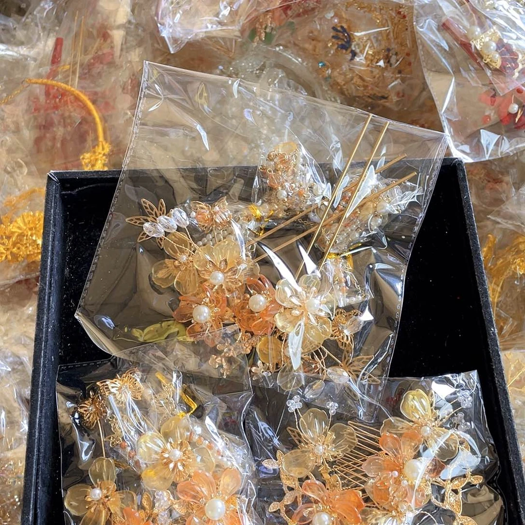 混合材质新娘头饰不售后不退换默认瑕疵没耳环这个