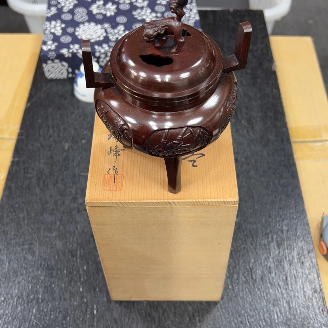 铜日本中古工艺品摆件