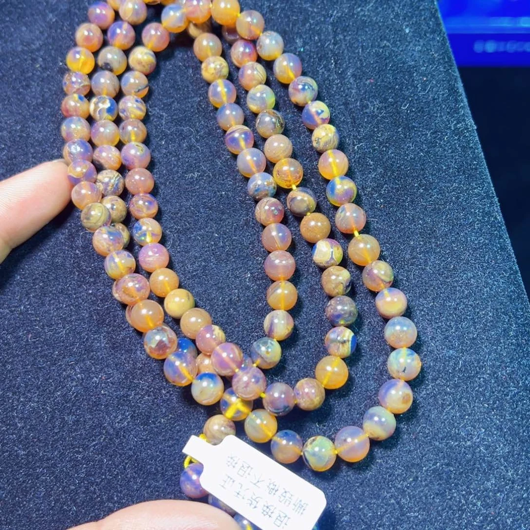 未镶嵌琥珀裸石明***涛琥珀