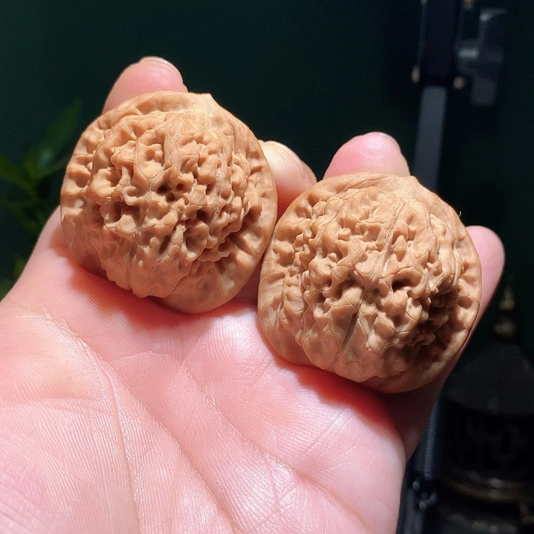 把件文玩核桃43莲花全品