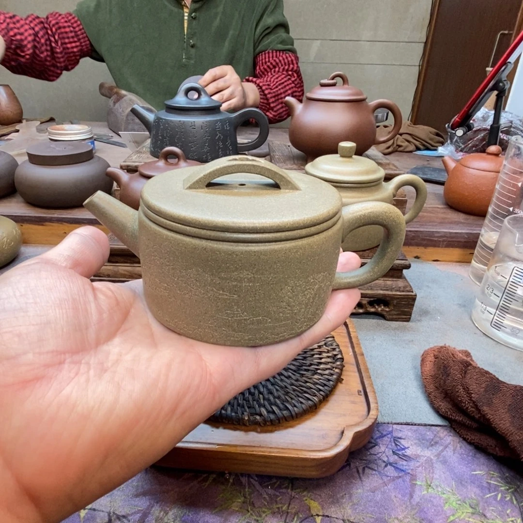 茶壶紫砂汉瓦壶（原矿老青段160cc）