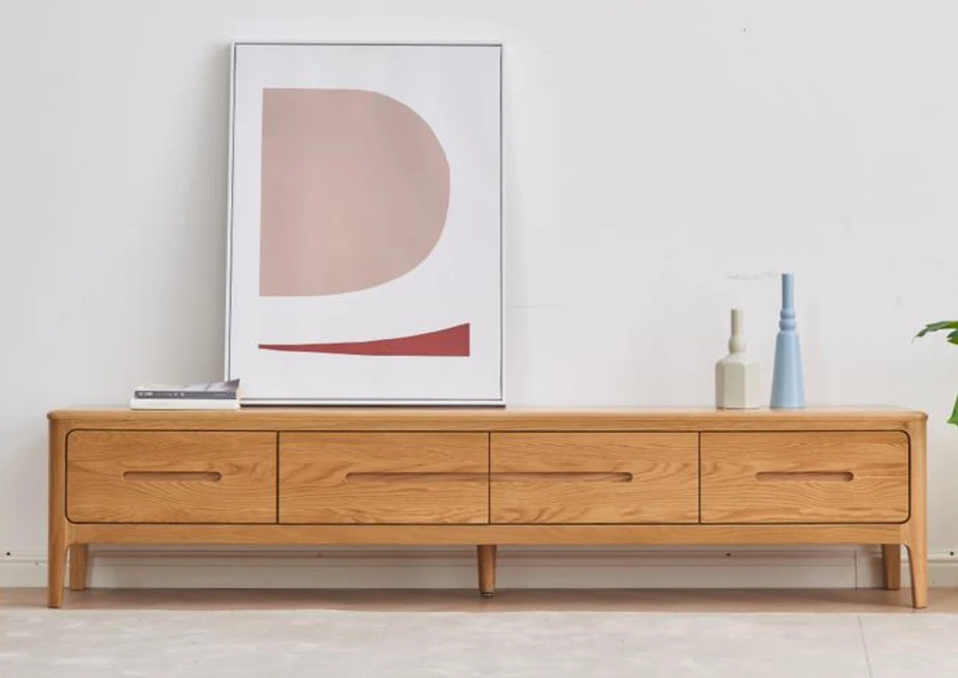 电视柜橡木实木电视柜1.8样品清