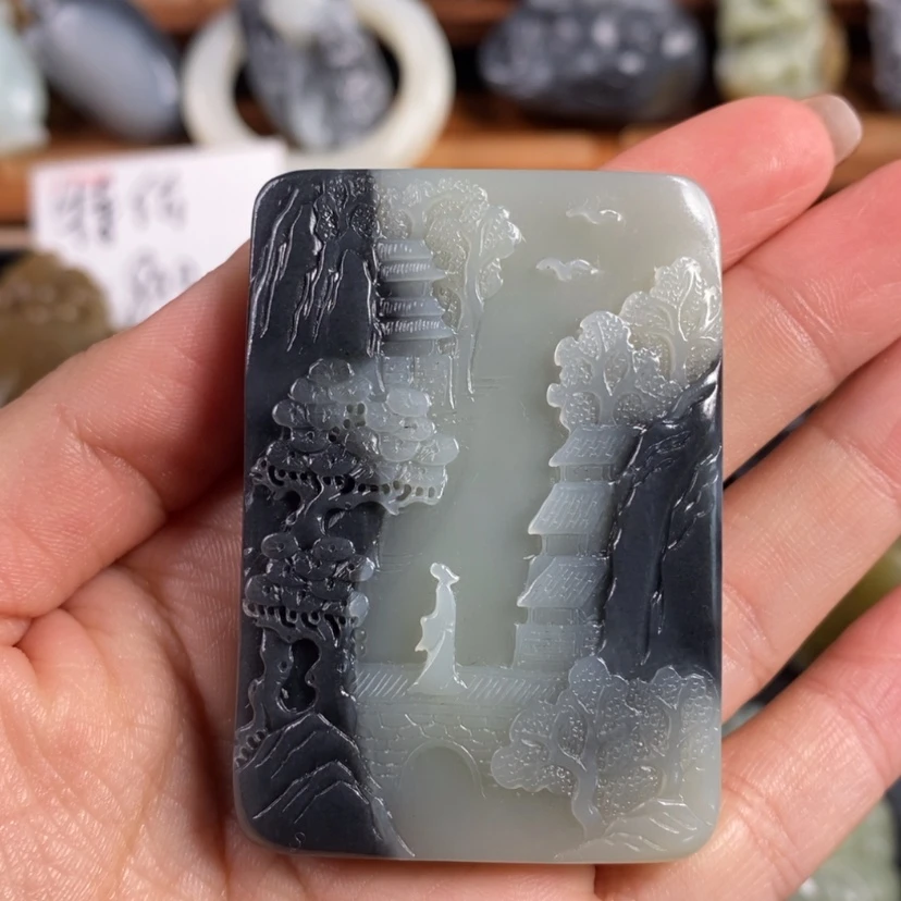 【闪购商品】未镶嵌和田玉挂件金**辉