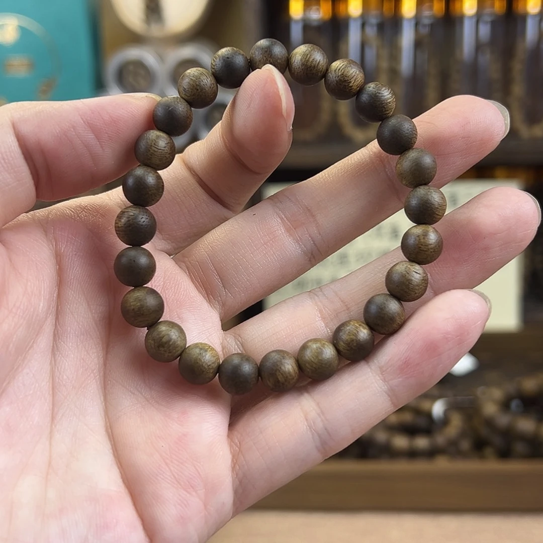 沉香香囊沉香08圆珠单圈沉水浮