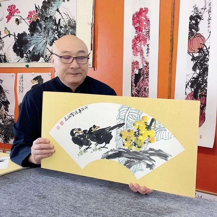 国画张圣敏先生纯手绘作品