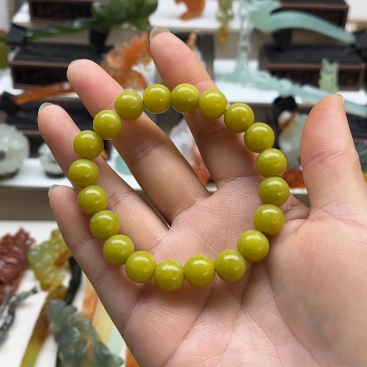 蛇纹石玉未镶嵌岫玉发簪