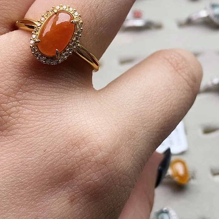 翡翠未镶嵌戒指111111111