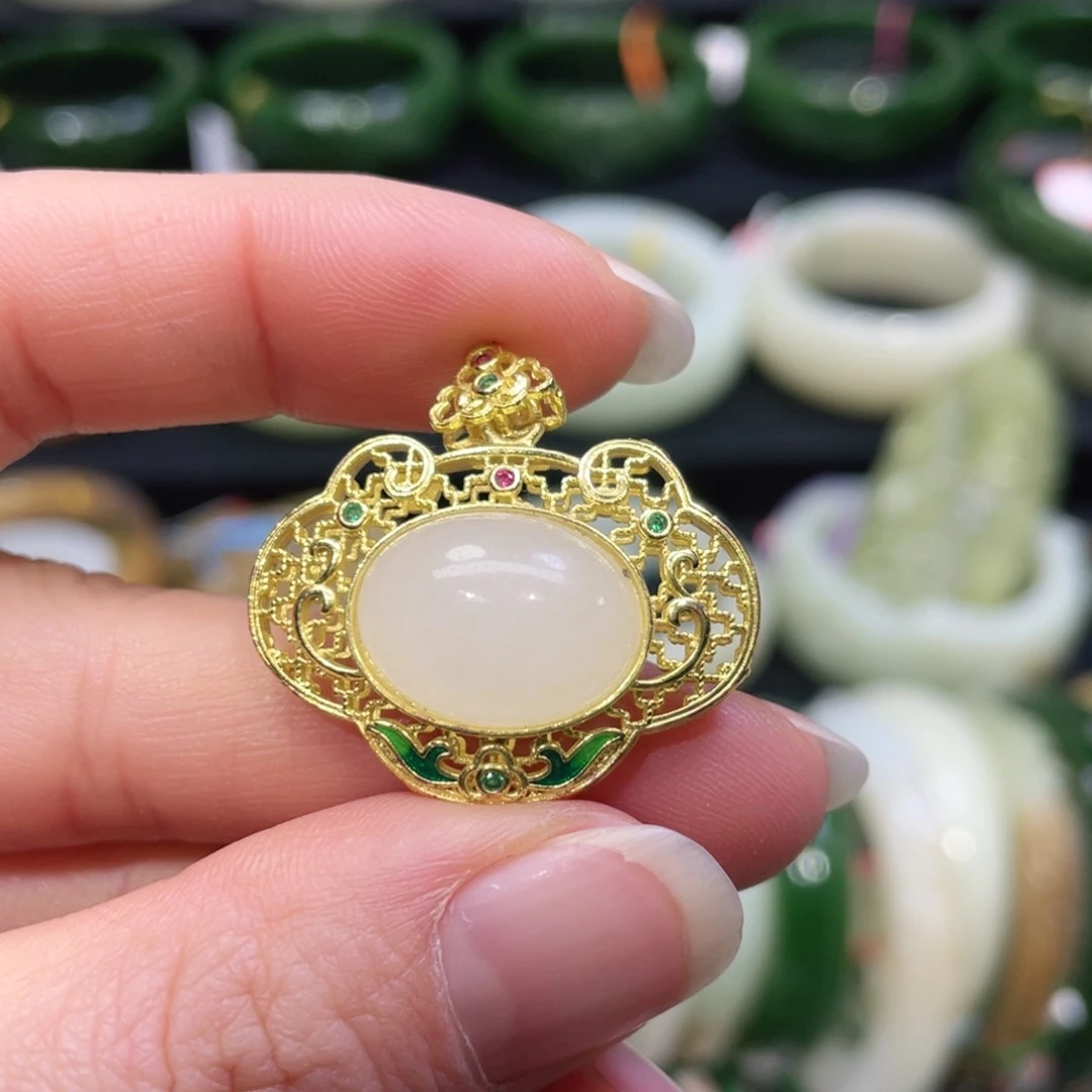 吊坠(不含链)未镶嵌和田玉