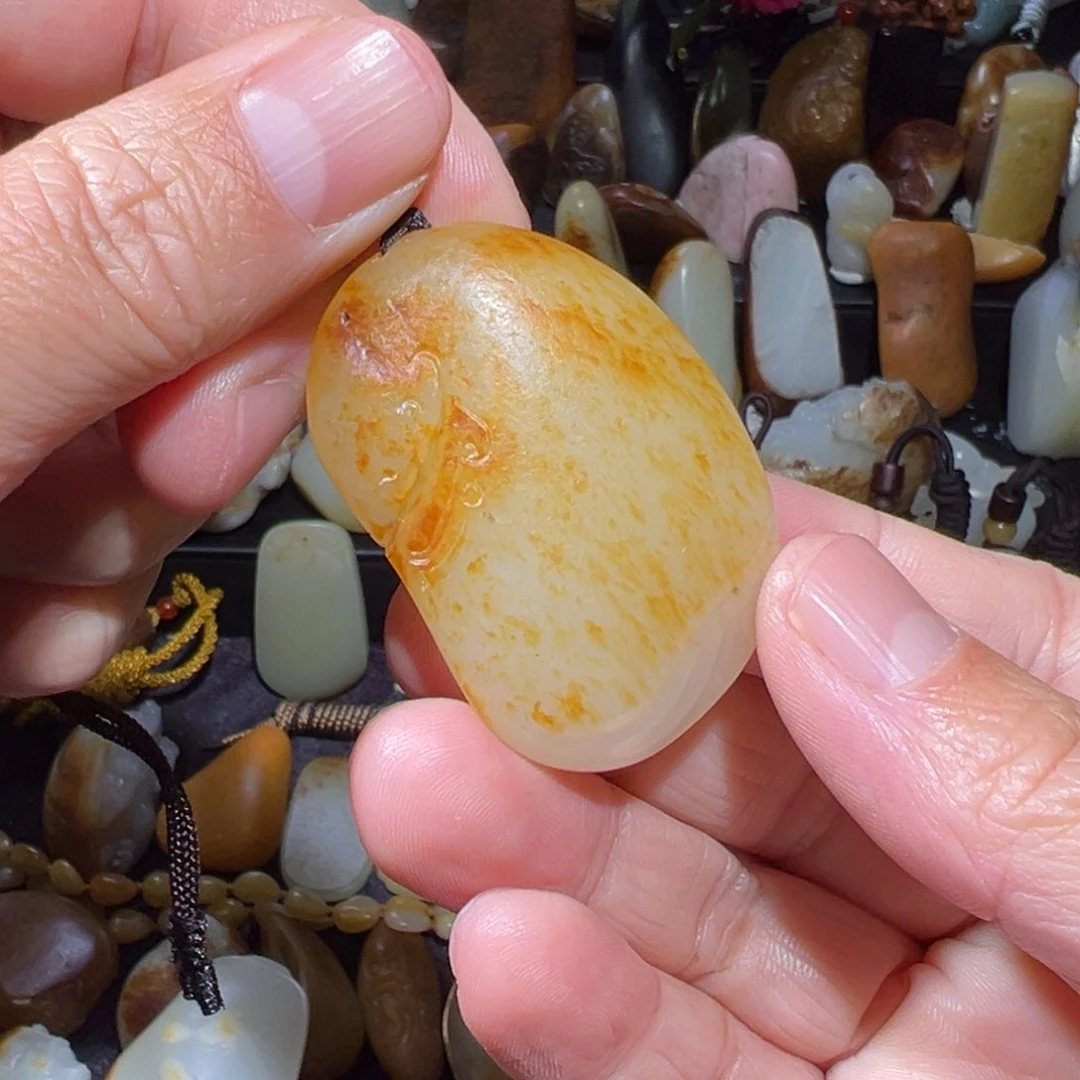 和田玉吊坠(不含链)未镶嵌