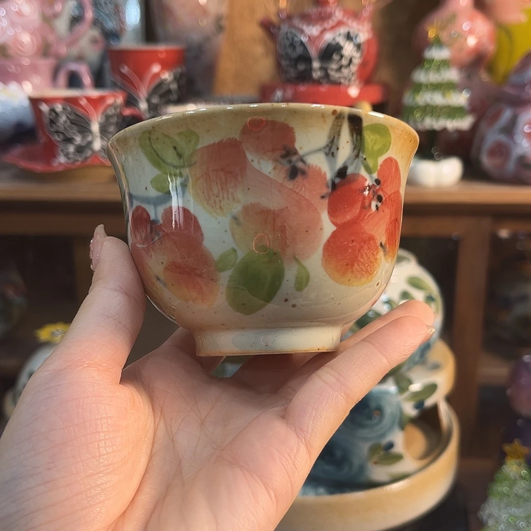 陶泥景德镇手工手绘高温釉下彩