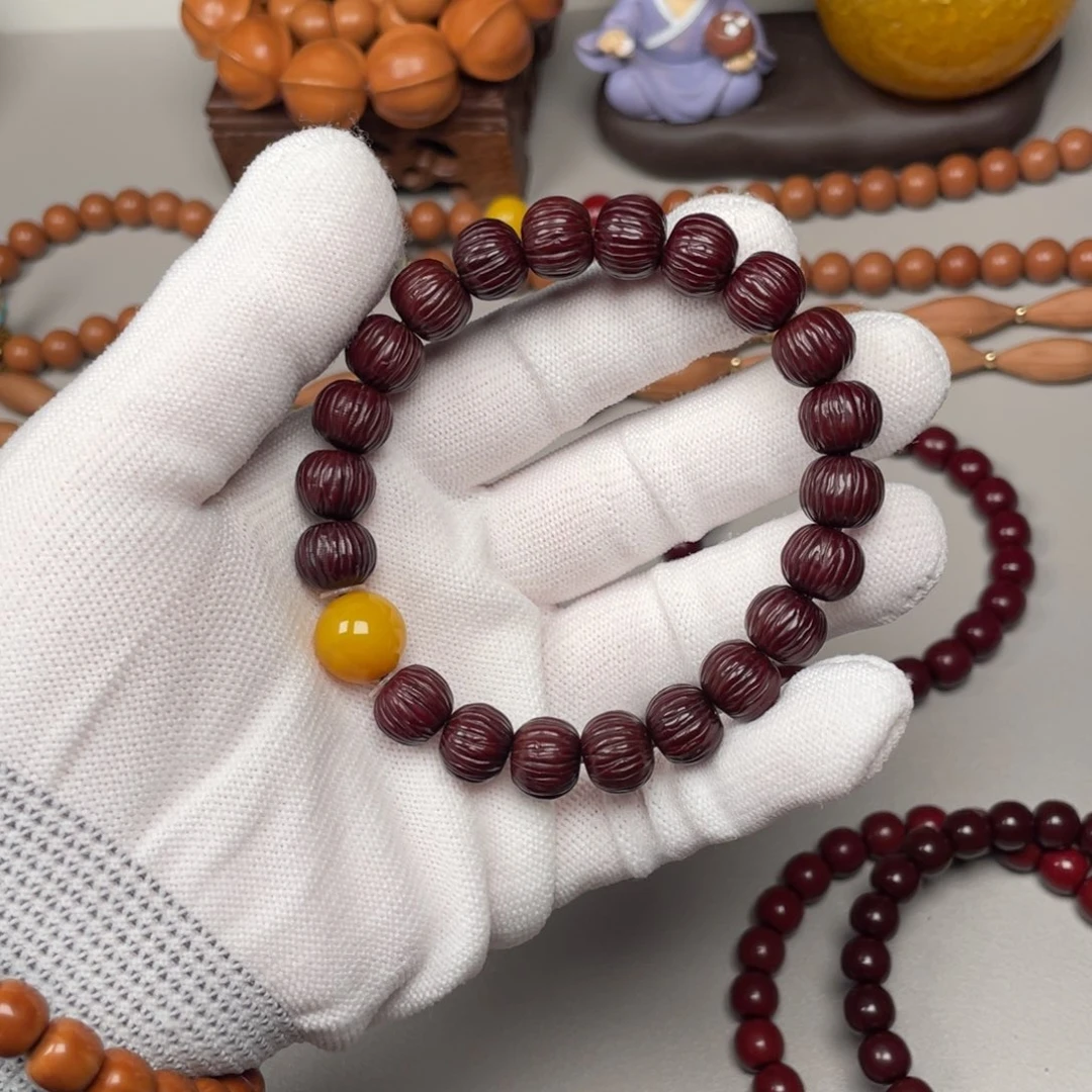 秉***性猴头核桃手串土豪911