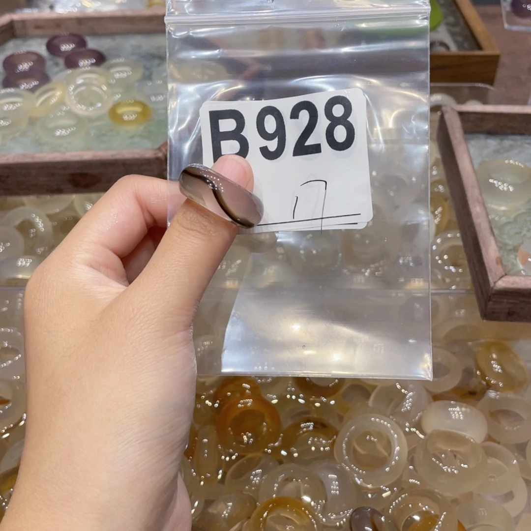 玛瑙/玉髓未镶嵌戒指928