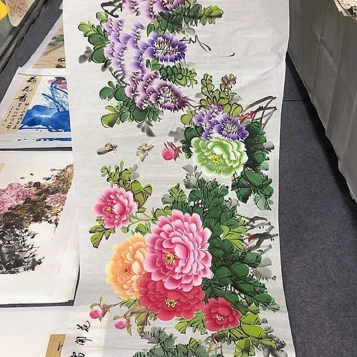 国画国画作品手绘