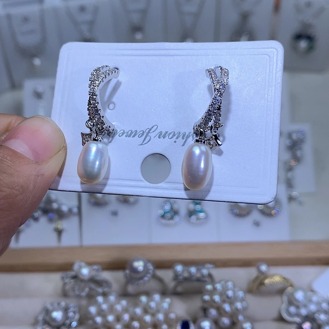 耳饰未镶嵌淡水珍珠