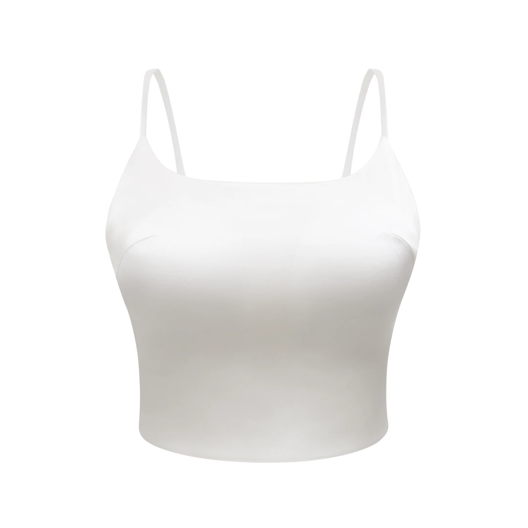 簪花阁汉服·真丝文胸背心带胸垫美背薄款三角杯桑蚕丝无痕内衣