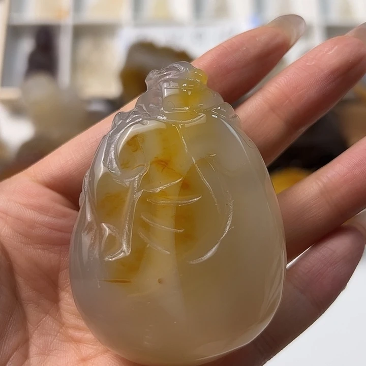 玛瑙/玉髓颈饰合金