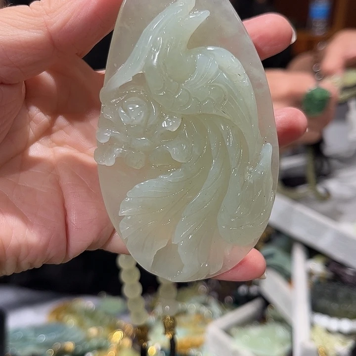 未镶嵌岫玉毛衣链