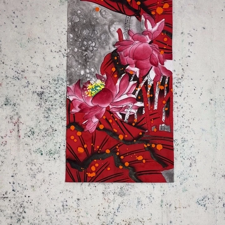 国画手绘国风国画作品