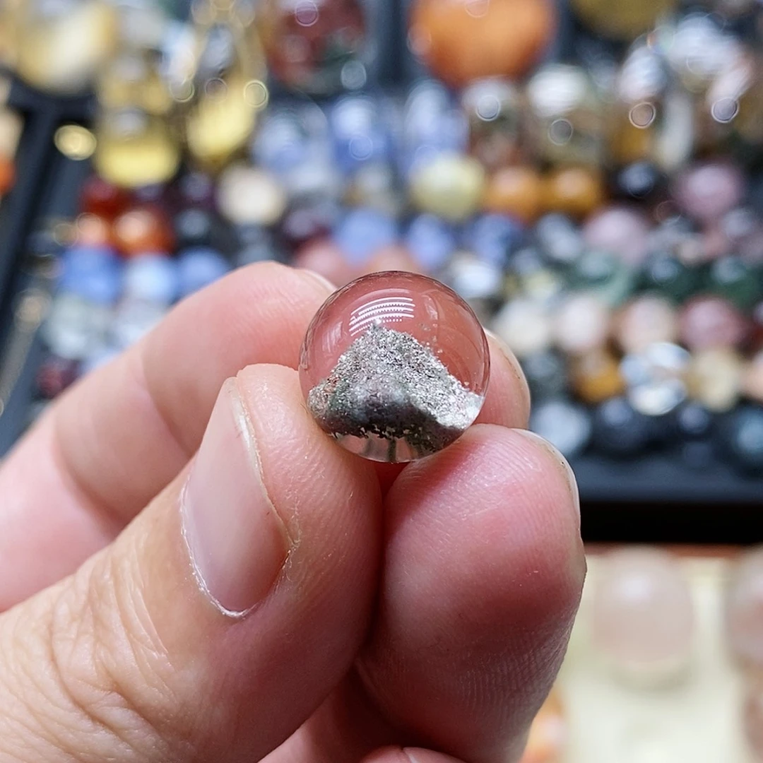 未镶嵌颈饰水晶风****3天然精致水晶单珠