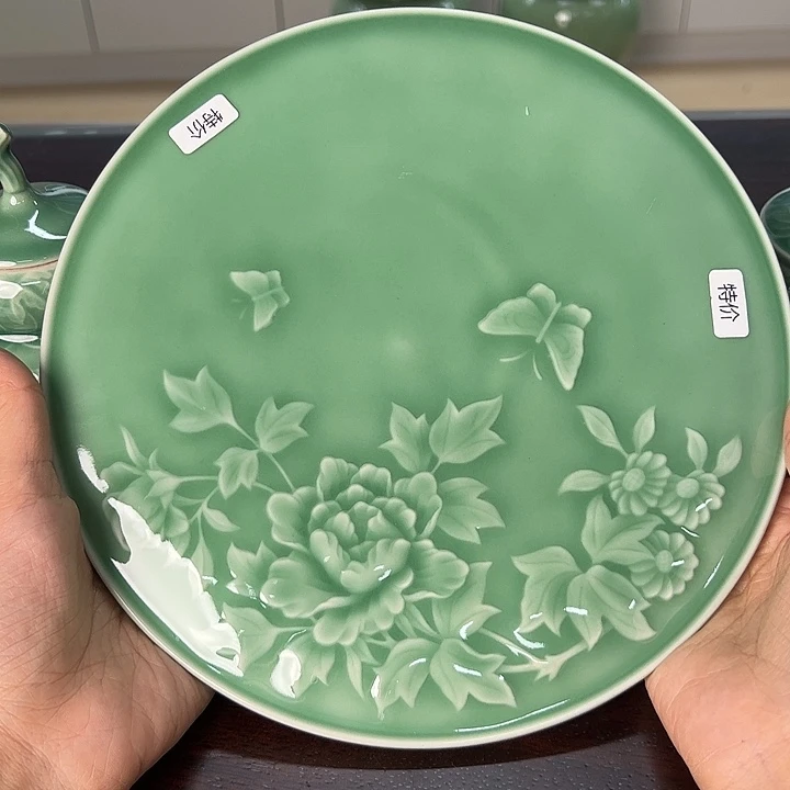 龙泉云间青瓷小米茶器