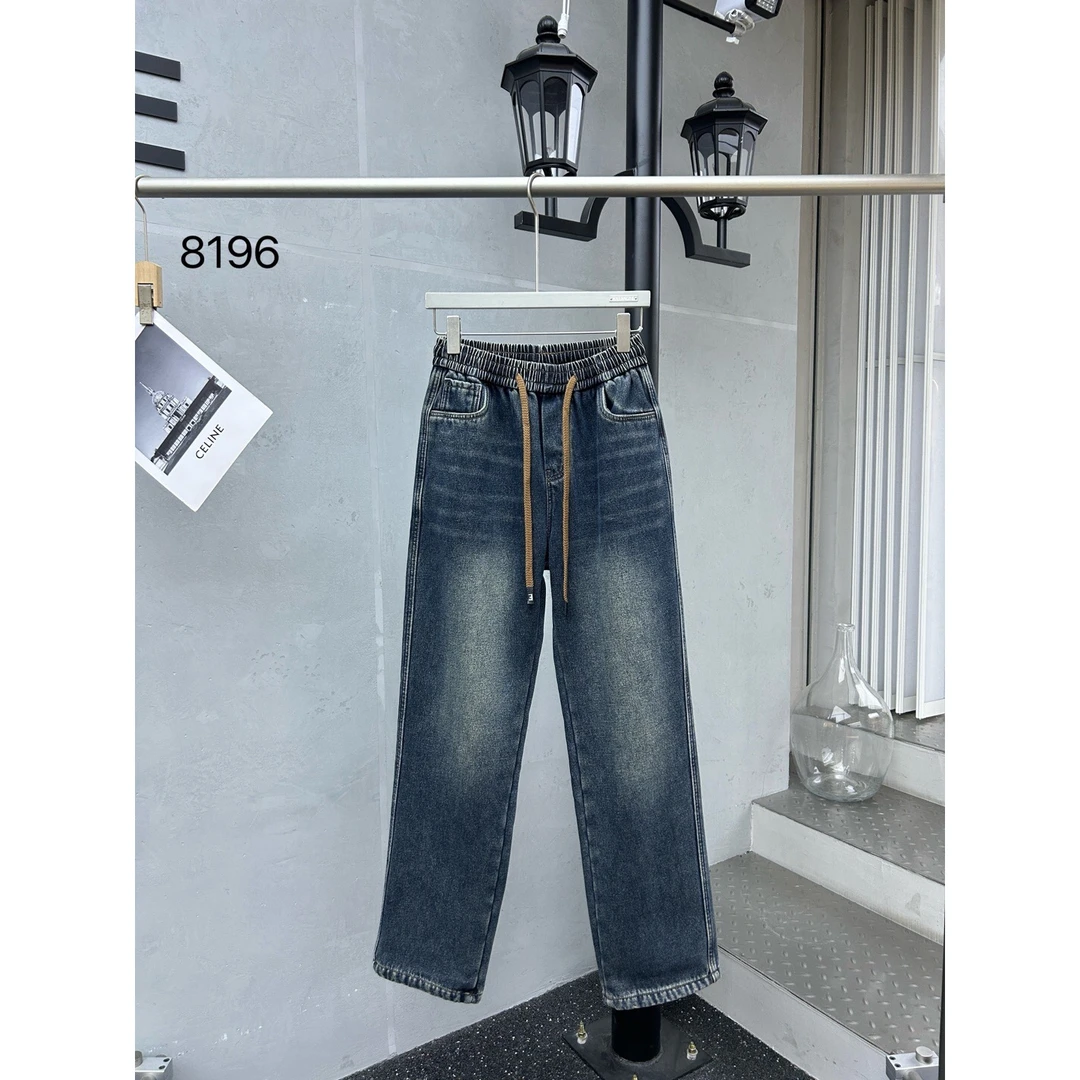 19-【加绒牛仔B系列】-仓-8196-广州UUS-潮牌私服休闲裤男女同款--