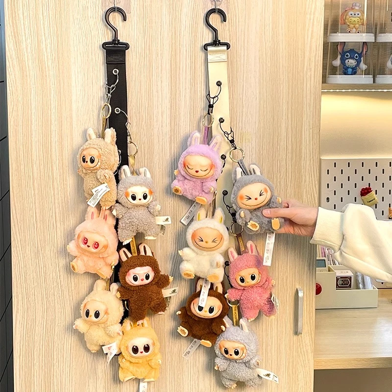 labubu娃娃收纳神器挂墙上门后玩偶玩具公仔毛绒挂件拉布布展示架