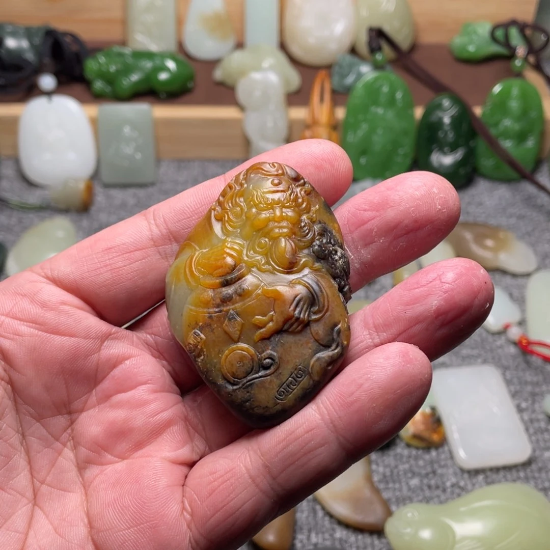 和田玉挂件未镶嵌