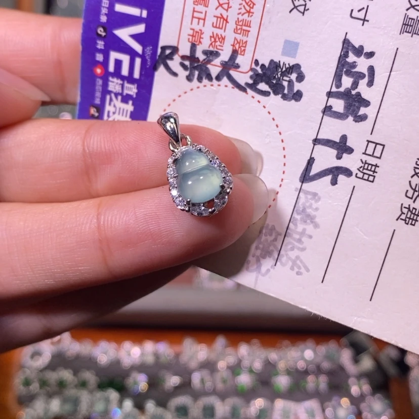 【闪购商品】翡翠未镶嵌颈饰天然