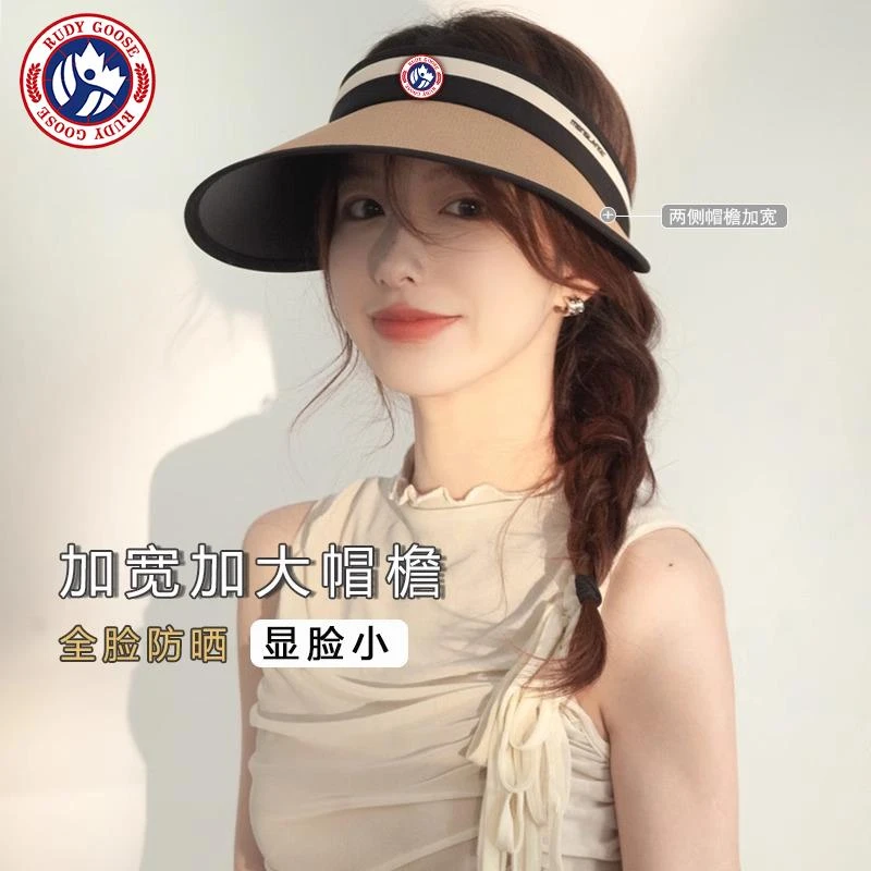 加拿大RUDY GOOSE户外空顶防晒帽女可折叠太阳帽子防紫外线遮阳帽