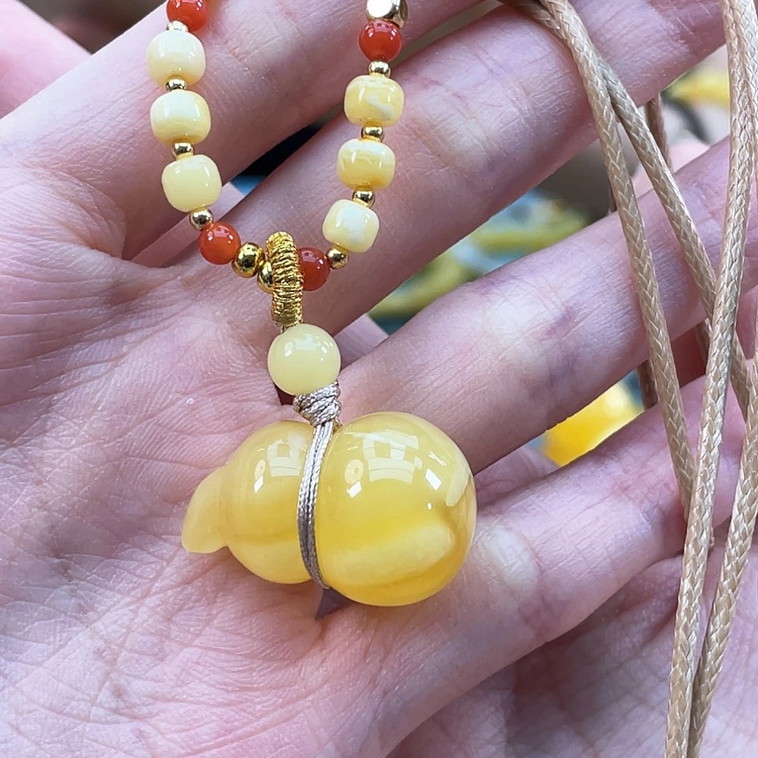 未镶嵌琥珀裸石琥珀蜜蜡J36