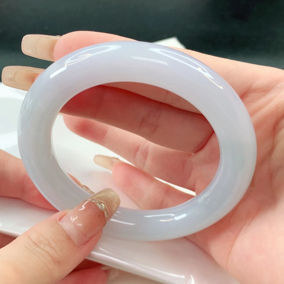 翡翠手镯未镶嵌缅甸天然A货翡翠23