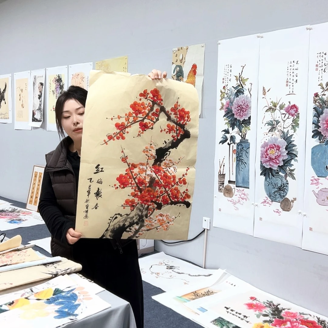 国画国画作品纯手绘制字画