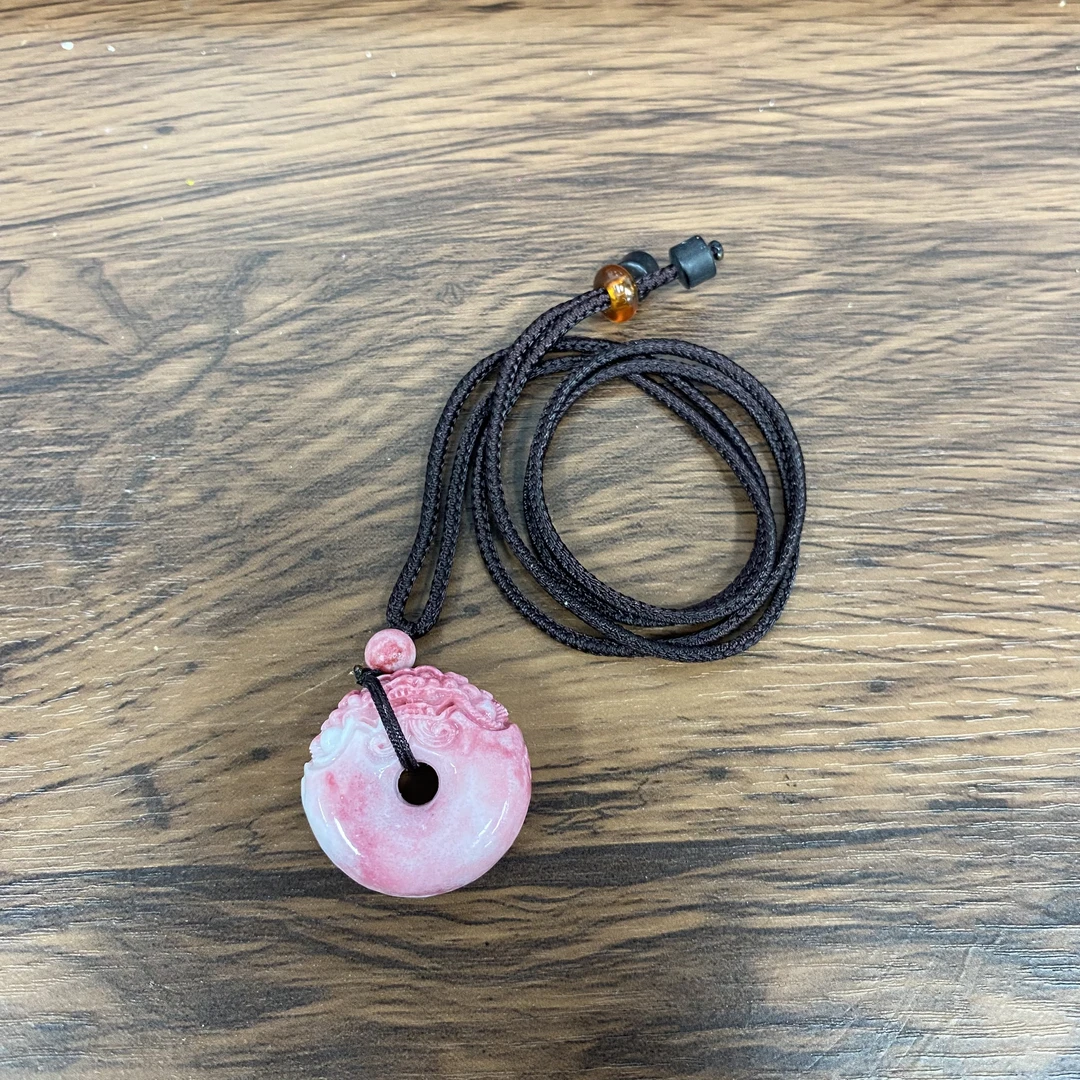 含辰砂工艺品 N064-经典貔貅平安扣吊坠