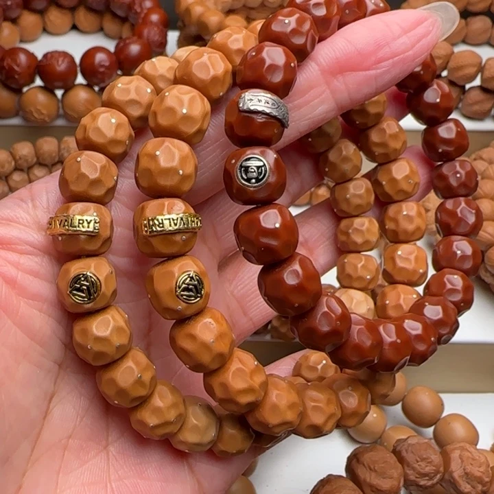 猴头核桃手串黑金无相满天星9-10