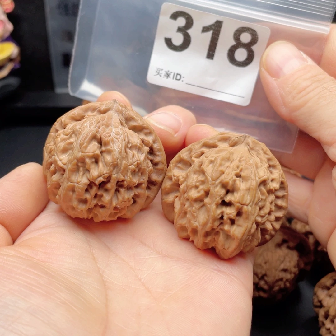 把件文玩核桃三角白41