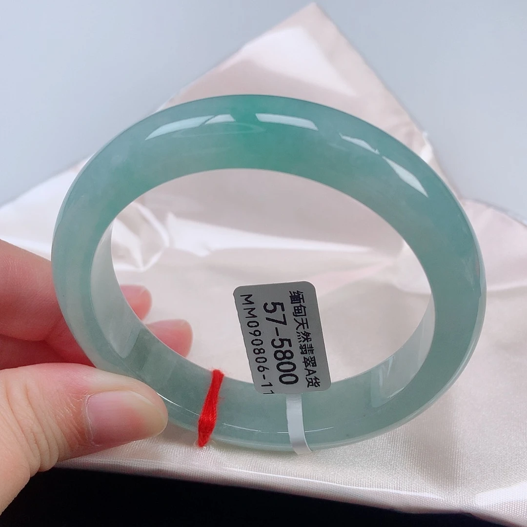 未镶嵌手镯翡翠57正圈