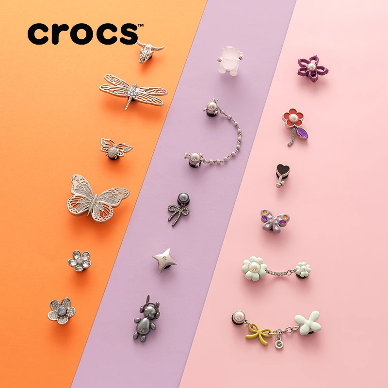 【白鹿同款】CROCS/卡骆驰智必星配件潮流洞洞鞋花